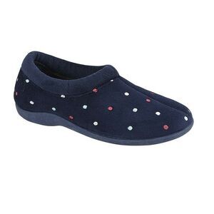 Sleepers Womens/Ladies Sophie Slippers / Navy